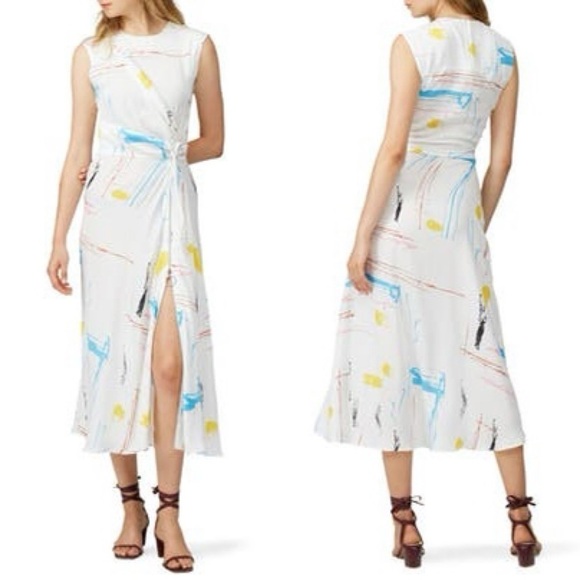 Cedric Charlier Fantasy Print Dress - Picture 1 of 10